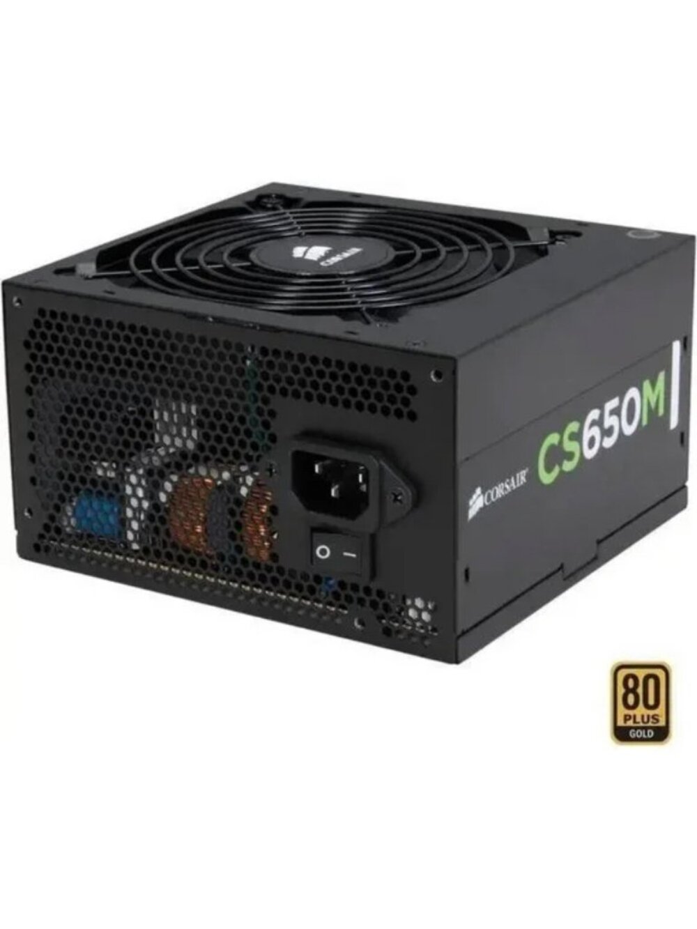 CORSAIR CS650M 650W Semi-Modular ATX Computer Power Supply 75-010708 ~ Works